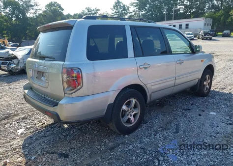 2007 Honda Pilot Ex-L from USA, damaged, VIN 5FNYF28787B042085